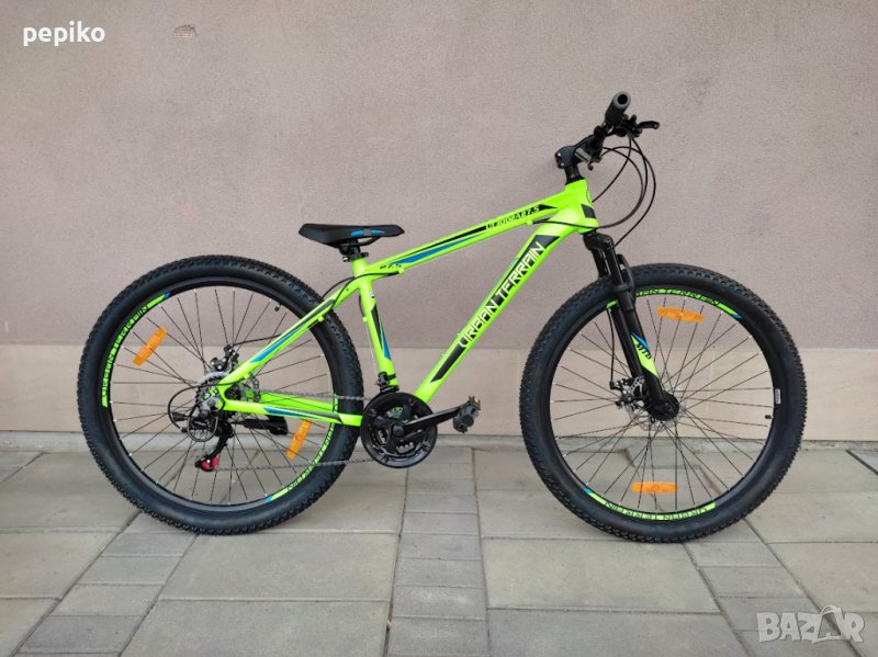 Продавам колела внос от Германия алуминиев мтв велосипед URBAN TERRAIN 27,5 цола преден амортисьор д, снимка 1