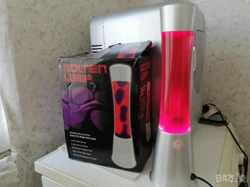 Лава лампа, декоративна лампа с восък, снимка 1