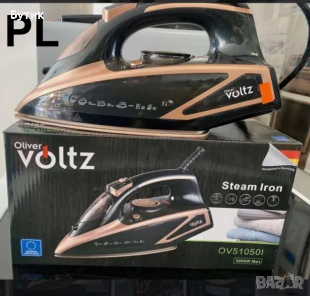 Парна ютия с керамична плоча , снимка 1