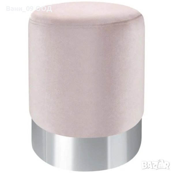 Табуретка от кадифе в 4 цвята, снимка 1