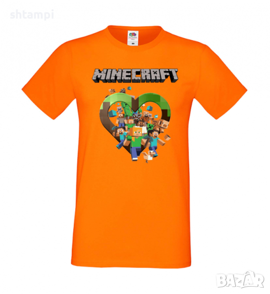 Мъжка тениска майнкрафт Minecraft 5,Minecraft,Игра,Забавление,подарък,Изненада,Рожден Ден., снимка 1