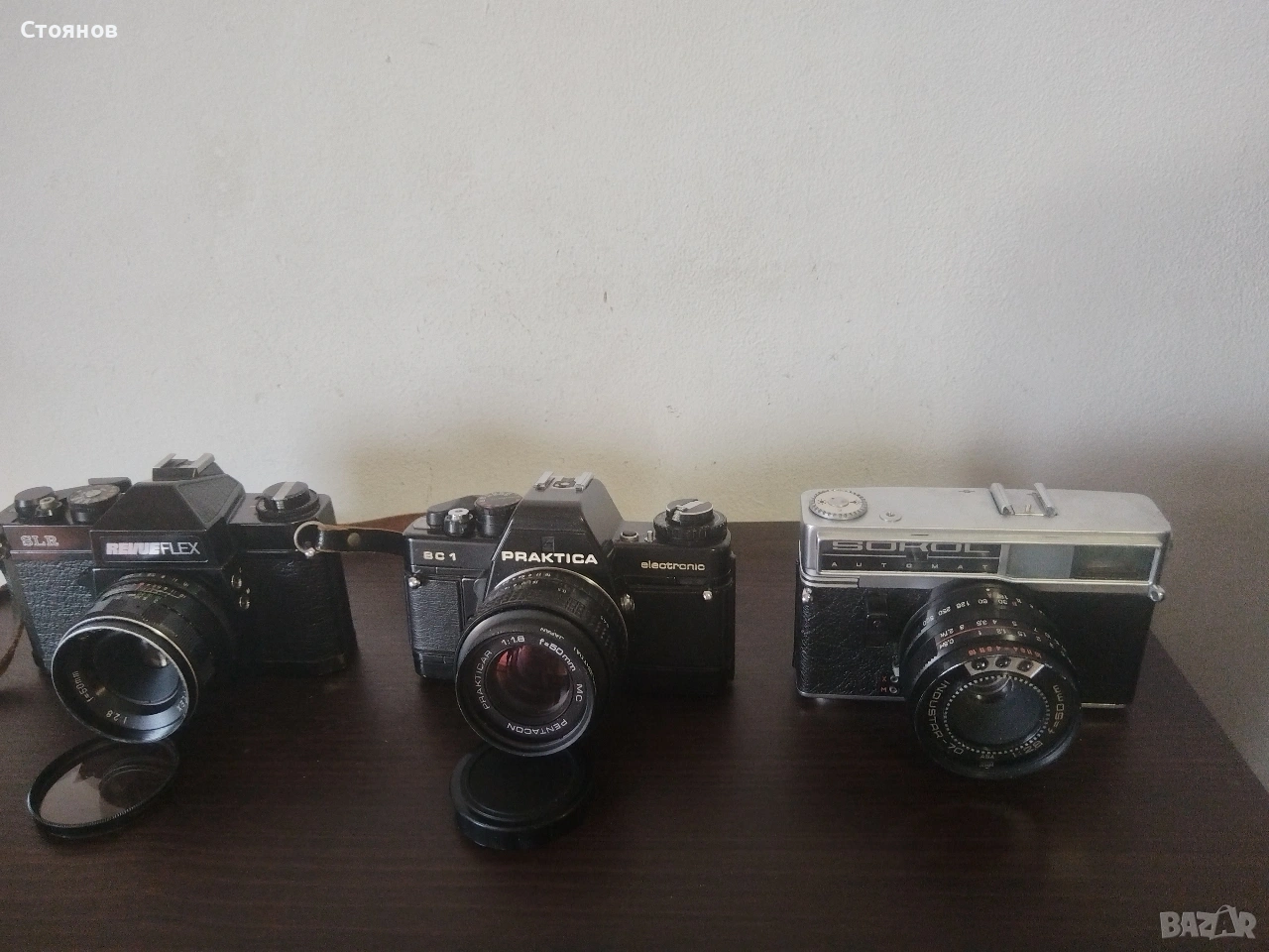 Камери PRAKTICA BC-1, REVUEFLEX SLR, PETRI DREST, ZORKI 4, SOKOL AUTOMAT , снимка 1