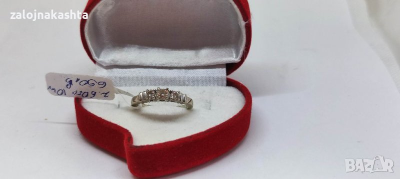 Американски Златен пръстен с Брилянти-2,60гр/10кр, снимка 1