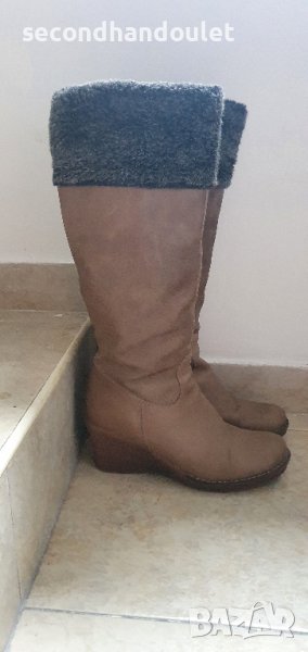 Дамски ботуши от естествена кожа, снимка 1
