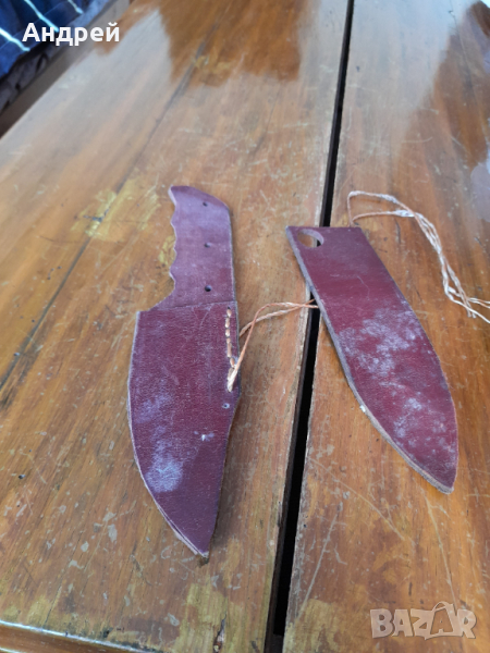 Стара кожена кания за нож #11, снимка 1