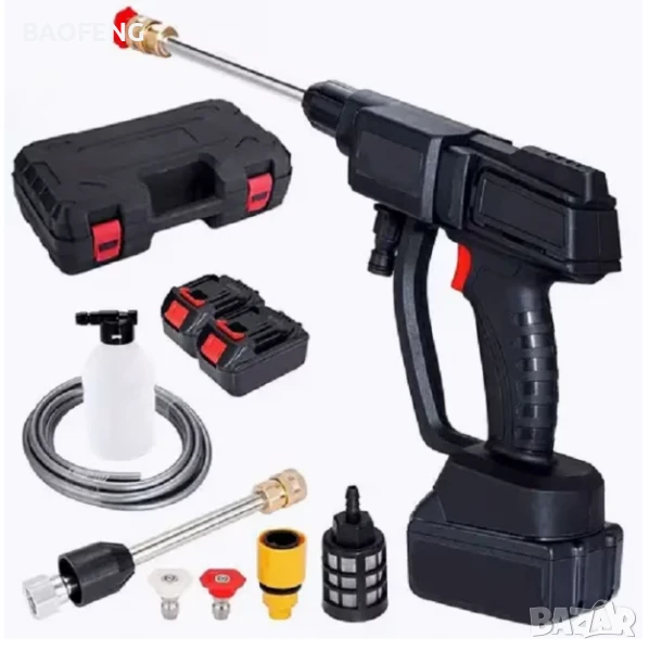 ТОП ЦЕНА 6000mah 48V 2 батерии АКУМУЛАТОРНА ВОДОСТРУЙКА за кола дом градина 30 bar, снимка 1