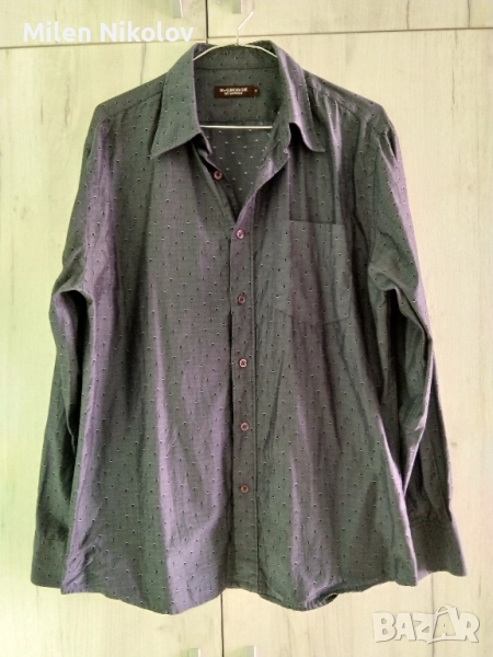 Мъжка риза с дълъг ръкав , снимка 1
