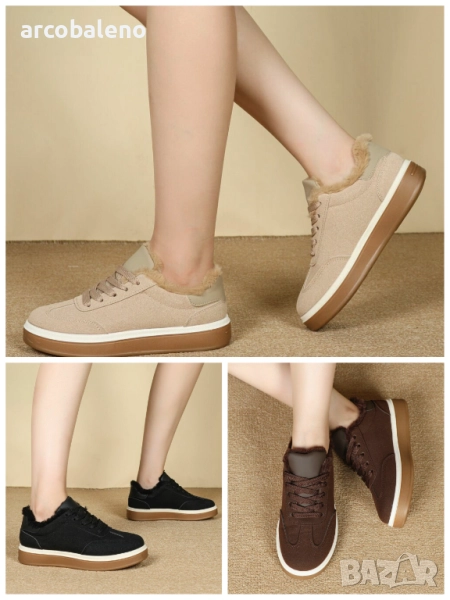 Дамски зимни ниски маратонки, 44.90 , снимка 1