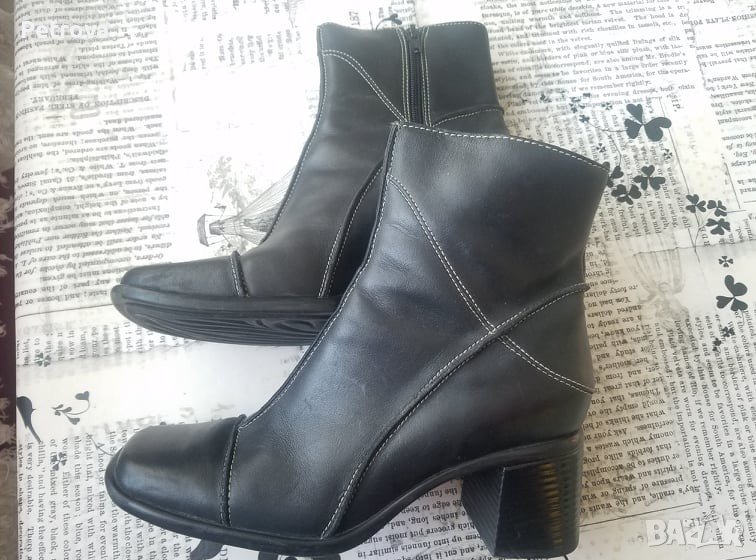 Дамски боти Klarks номер 38 естествена кожа, 30лв, снимка 1