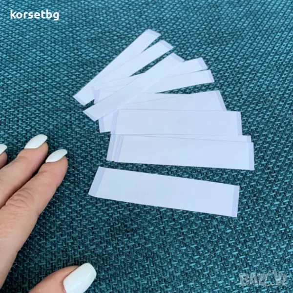 Фиксиращи ленти за дрехи и тяло – двойнозалепващо тиксо 12 бр- 3416, снимка 1