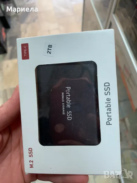 SSD 2TB / Външен Хард Диск / Твърд Диск 2TB Външен/Черен, снимка 1