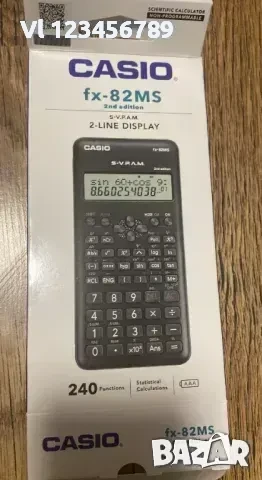 Математически калкулатор CASIO FX-82 MS second edition с огромен брой функции и режими, снимка 1