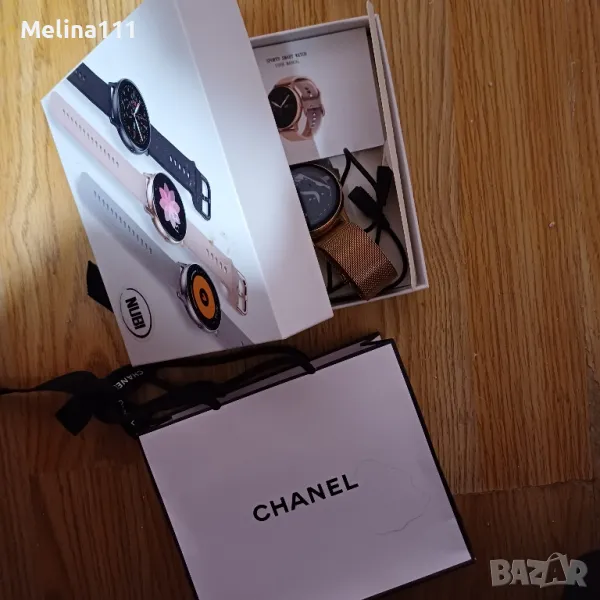 смарт часовник розово злато, снимка 1