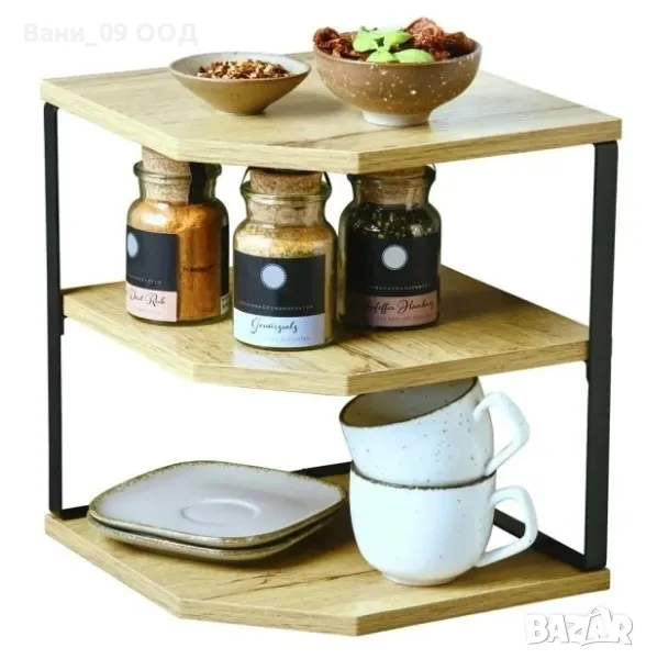 Мини ъглова кухненска етажерка , снимка 1