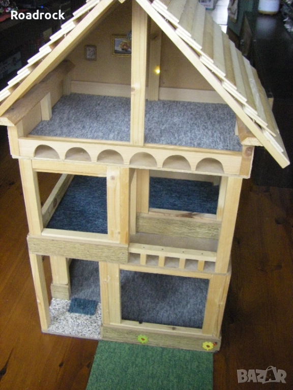 Къща за кукли от дърво - уникат, снимка 1