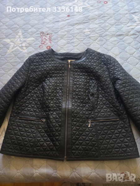 Дамско яке от естествена кожа, снимка 1