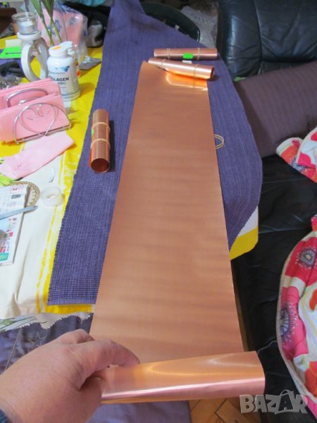 Медна ламарина за екраниране и изграждане на Фарадеев кафез(кутия), снимка 1