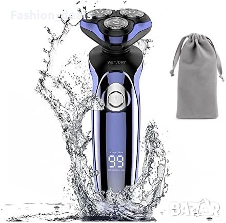 Нова Електрическа самобръсначка за мъже/Водоустойчиви мокри и сухи ротации/USB, снимка 1