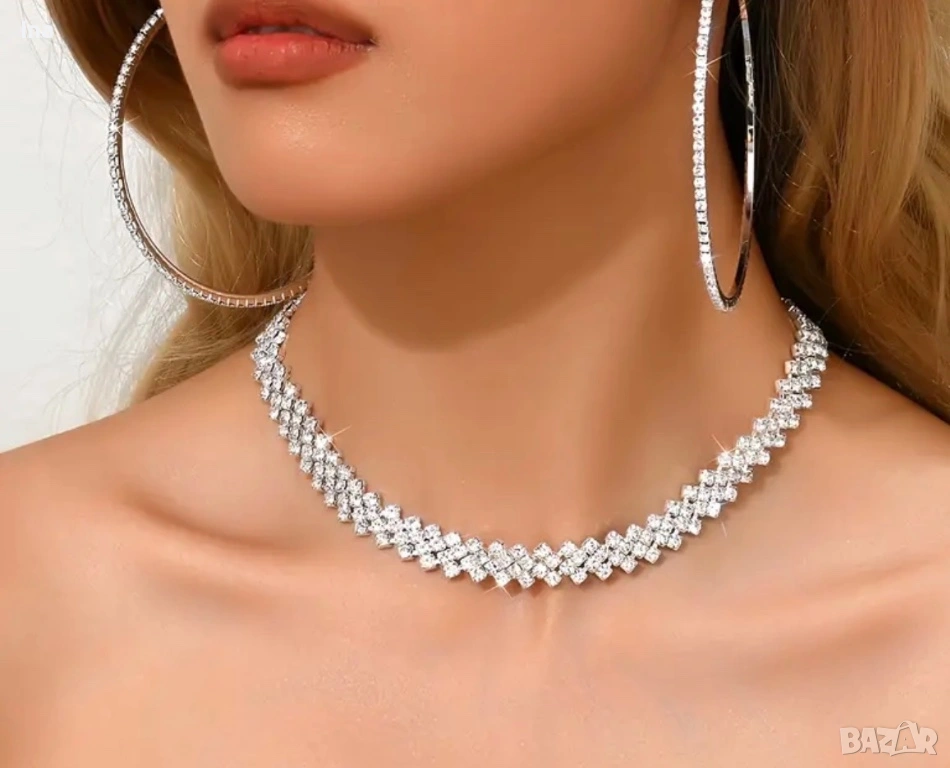 Колие циркони, снимка 1