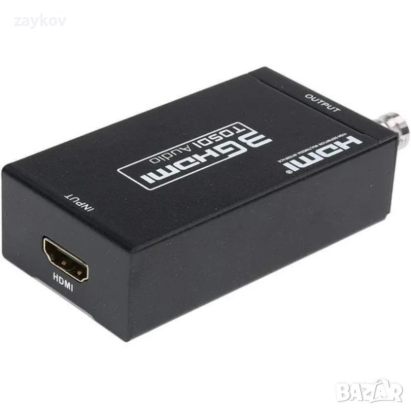 HDMI към SDI конвертор Аудио видео адаптер HDMI SDI адаптер SD-SDI/HD-SDI/3G-SDI Поддръжка 1080P, снимка 1