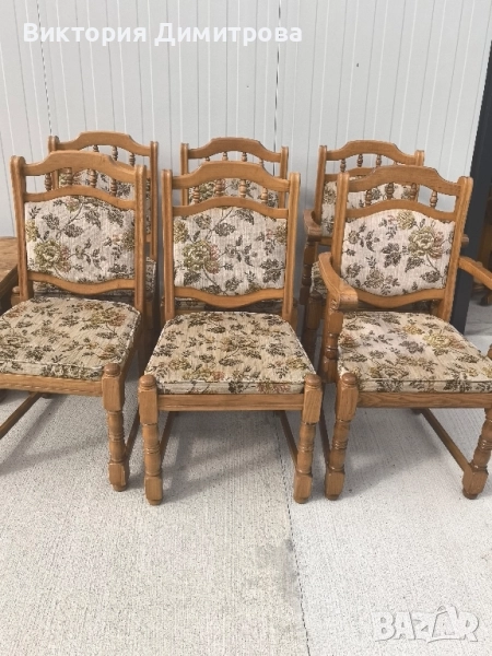 Комплект от 6 трапезни стола , снимка 1