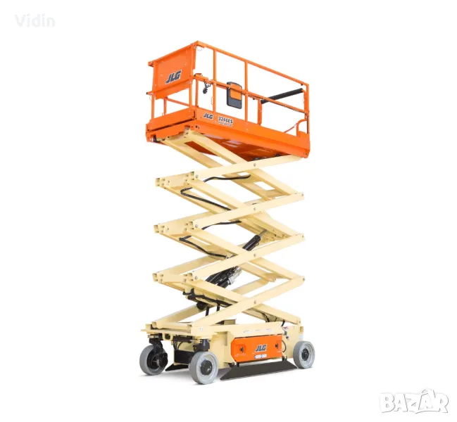 Ножична вишка 8/12 м височина под наем , снимка 1