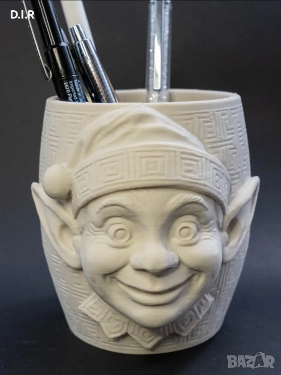 Коледен елф - органайзер за химикалки, снимка 1