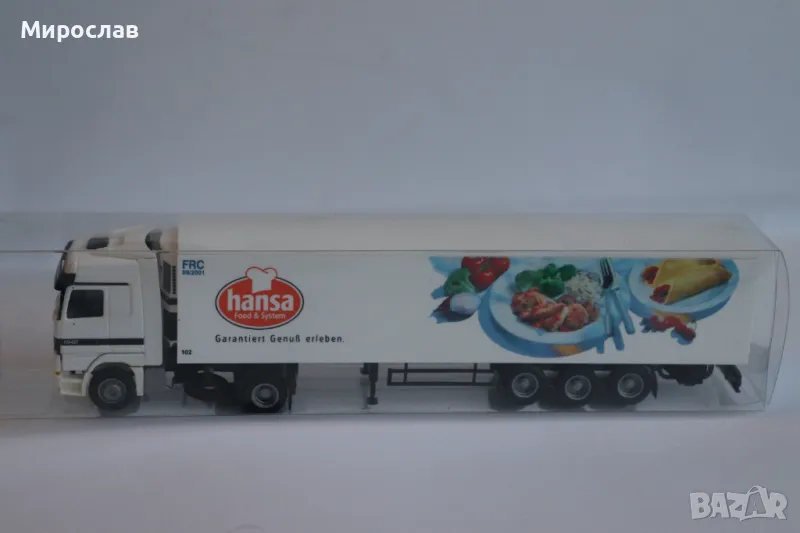 AWM 1:87 H0 MERCEDS BENZ ACTROS КАМИОН ТИР ИГРАЧКА МОДЕЛ, снимка 1