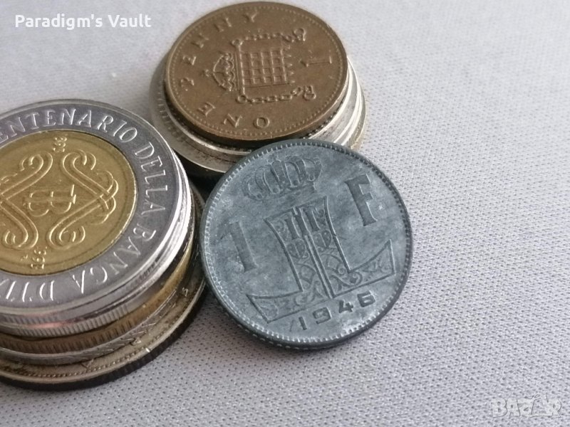 Монета - Белгия - 1 франк | 1946г., снимка 1