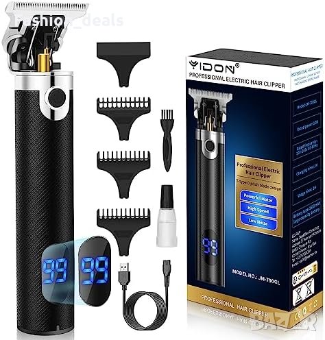 Нова безжична електрическа самобръсначка тример за коса брада Мъже, снимка 1