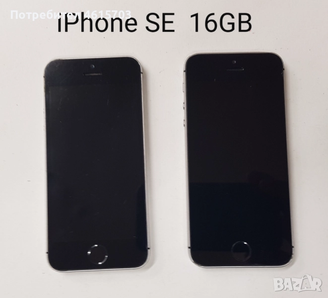 iPhone SE 16 GB - 80 лв. Отключен. Без зарядно., снимка 1