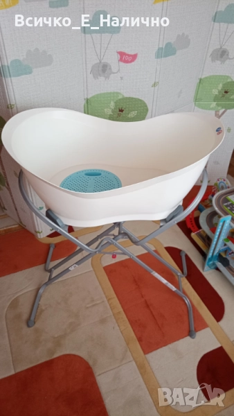 Бебешка вана Babymoov Aquanest със стойка (+ затопляща подложка), снимка 1