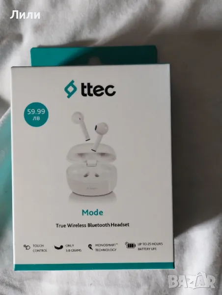 безжични слушалки Ttec, снимка 1