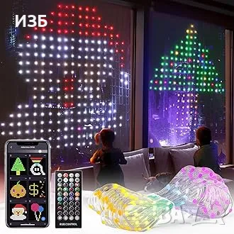  Светлини за завеси Lphianx, 540LE.  Ds WiFi Smart LED.светлини за завеси, променящи цвета ., снимка 1