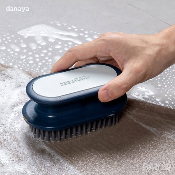 3446 Обла четка за пране на дрехи тапицерии килими, снимка 1