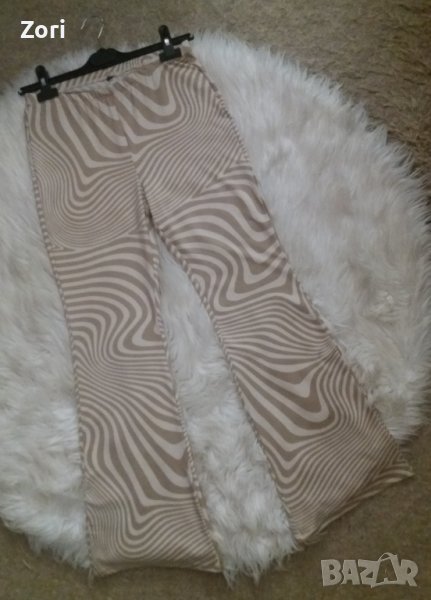 Клин-панталон в бежови цветове чарлстон, снимка 1