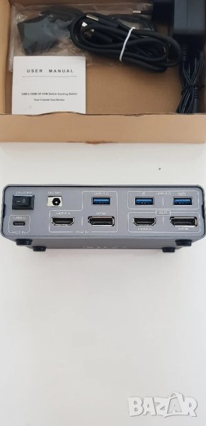 13-в-1 USB-C Docking Station CMSTEDCD SW522 – Професионален Хъб с HDMI 4K@120Hz, DisplayPort, снимка 1