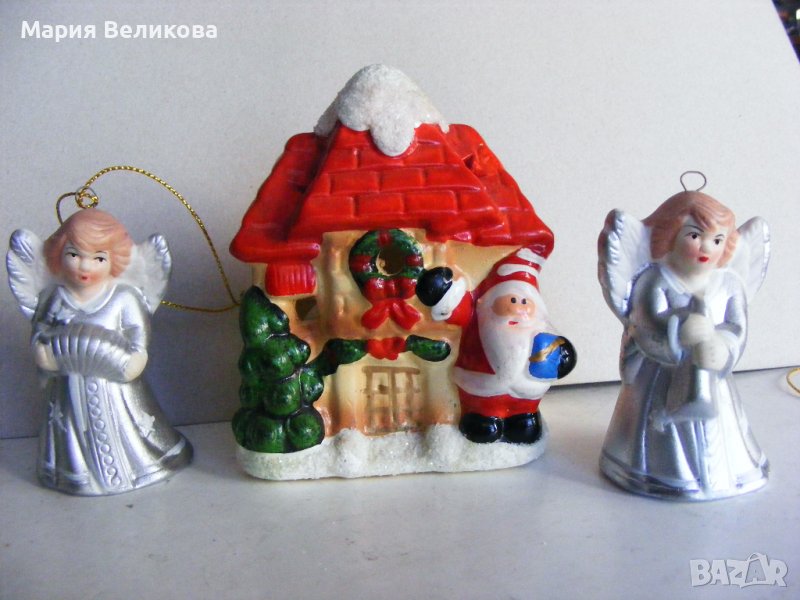 Коледни ,керамични фигурки, снимка 1