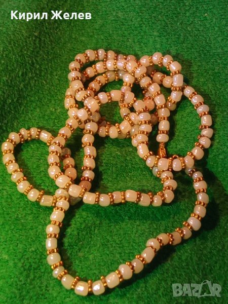 НЕЖНО КРАСИВО МЪНИСТЕНО ПЕРЛЕН ТИП РЕТРО СТИЛ КОЛИЕ 27887, снимка 1