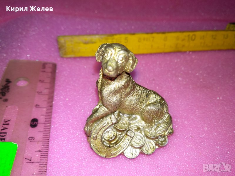 СИМПАТИЧНА ПОЛИРЕЗИНОВА ДЕКОРАТИВНА ФИГУРКА на КУЧЕ - ИГРАЧКА 42812, снимка 1