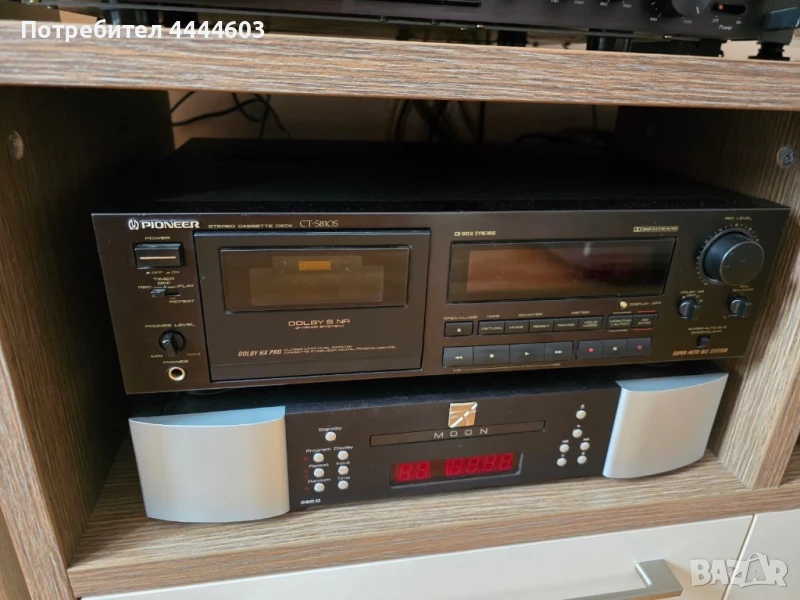 Pioneer stereo cassette deck CT-S81OS, снимка 1