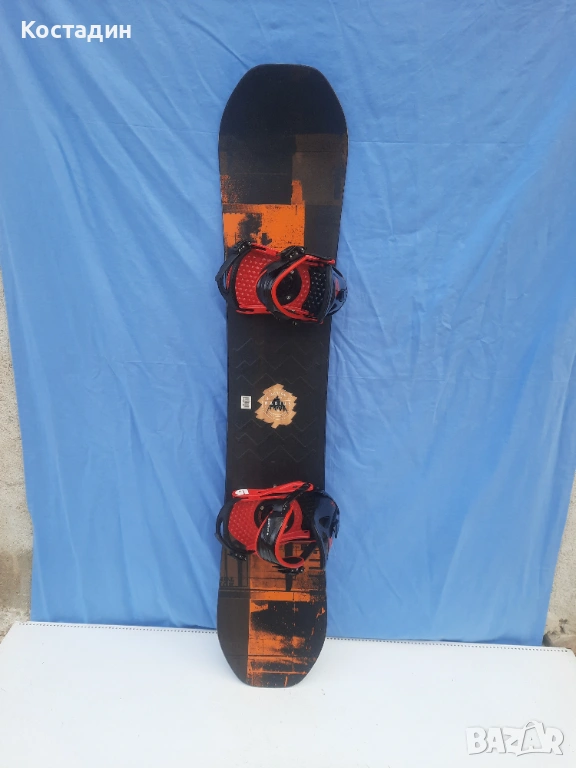 Сноуборд BURTON radius-150см.woodcore-flattop-rocker  с автомати , снимка 1