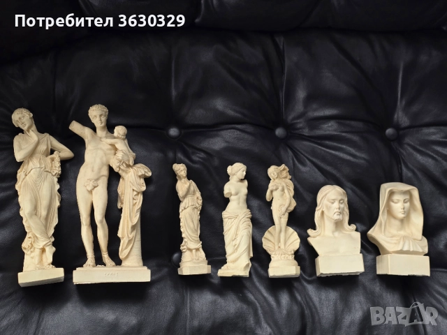 Гипсова фигура и бюст