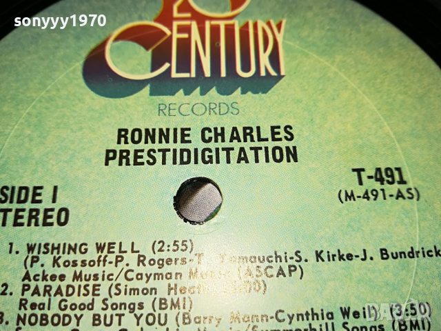 RONNIE CHARLES USA-ВНОС ENGLAND 1304221304, снимка 12 - Грамофонни плочи - 36443461