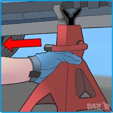 PROFITOOL стойки подпорни за автомобил 6 тона, снимка 2 - Други инструменти - 28404246