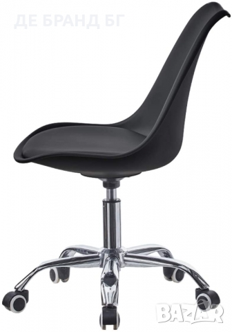 Ергономичен офис стол в черно C-KFC001BL, снимка 3 - Столове - 36065713