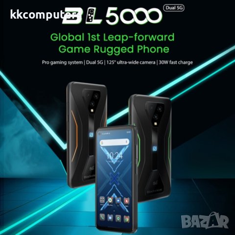Blackview BL5000 5G 128GB, 8GB RAM Смартфон, снимка 2 - Други - 40414053