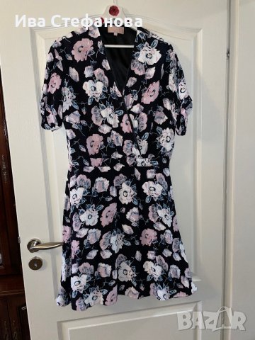 Разкошна нова елегантна рокля флорален принт цветя XL 2XL, снимка 7 - Рокли - 40241517