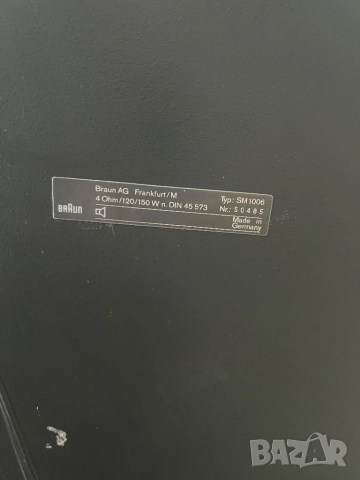 BRAUN SM1006, снимка 9 - Тонколони - 52078232