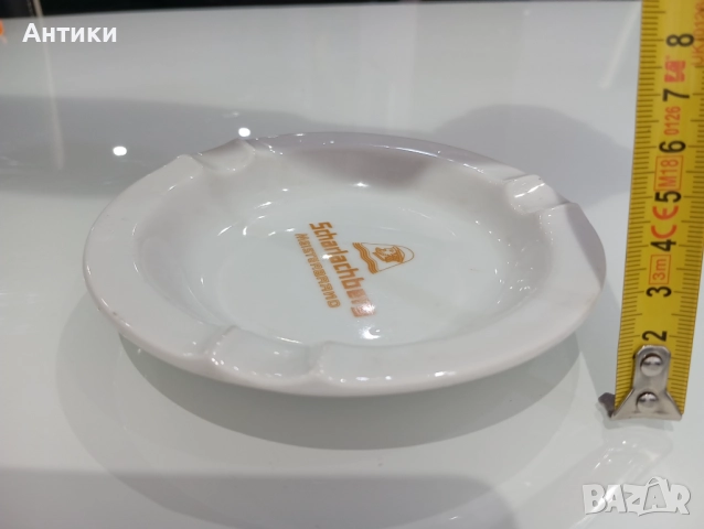 Порцеланов стар пепелник маркиран, снимка 9 - Други - 52496315